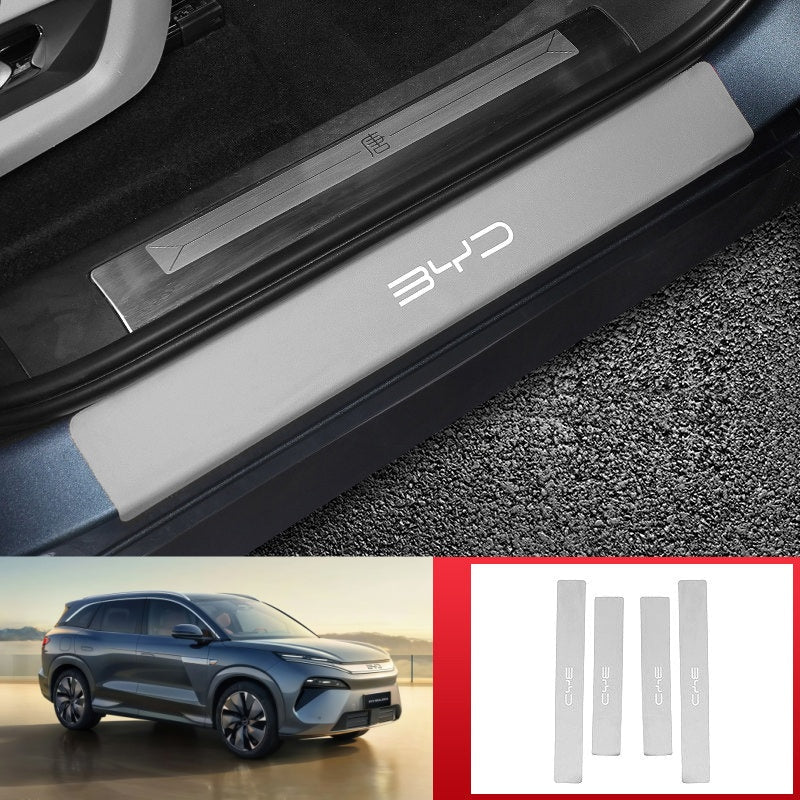 Leather Door Sill Protector for BYD Sealion 8 / ATTO 8 - Nice BYD