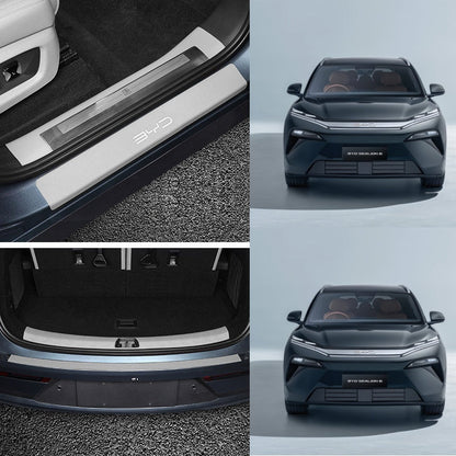 Leather Door Sill Protector for BYD Sealion 8 / ATTO 8 - Nice BYD