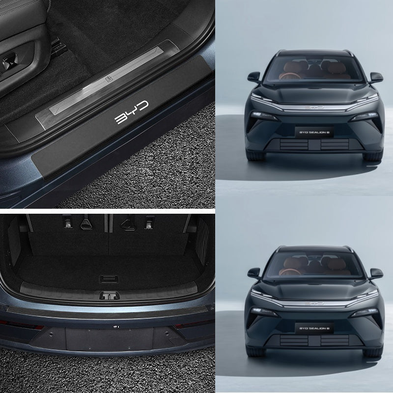 Leather Door Sill Protector for BYD Sealion 8 / ATTO 8 - Nice BYD