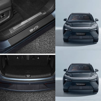 Leather Door Sill Protector for BYD Sealion 8 / ATTO 8 - Nice BYD