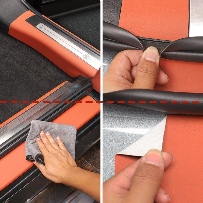 Leather Door Sill Protector for BYD Sealion 8 / ATTO 8 - Nice BYD