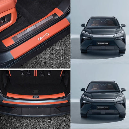 Leather Door Sill Protector for BYD Sealion 8 / ATTO 8 - Nice BYD