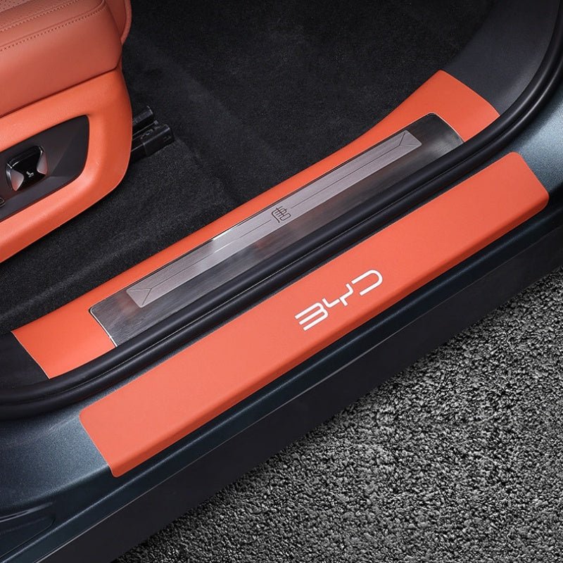 Leather Door Sill Protector for BYD Sealion 8 / ATTO 8 - Nice BYD