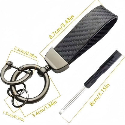 Leather Key Lanyard with Metal Hook for BYD - Nice BYD