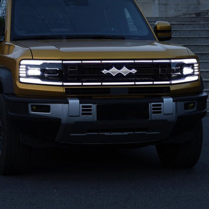 LED Light - Up Front Grille with Emblem for BYD Leopard 5 & Denza B5 - Nice BYD