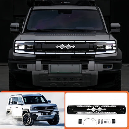 LED Light - Up Front Grille with Emblem for BYD Leopard 5 & Denza B5 - Nice BYD