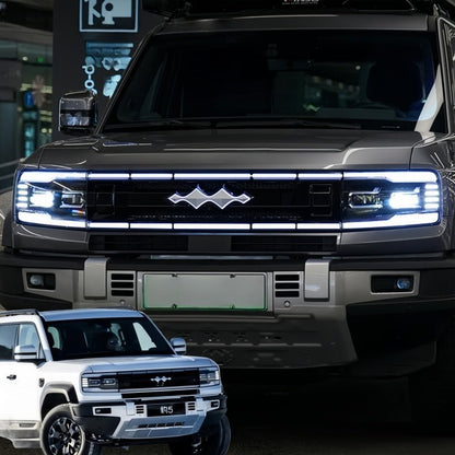 LED Light - Up Front Grille with Emblem for BYD Leopard 5 & Denza B5 - Nice BYD