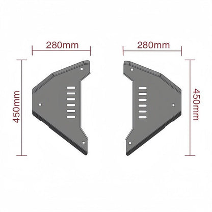 Lower Control Arm Skid Plate for BYD Leopard 5/8 & Denza B5/B8 - Nice BYD