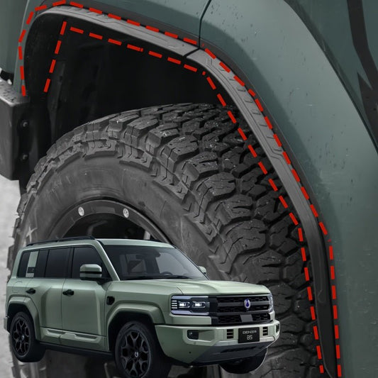 Matte Black Fender Flare Wide Trim for BYD Leopard 5 & Denza B5 - Nice BYD