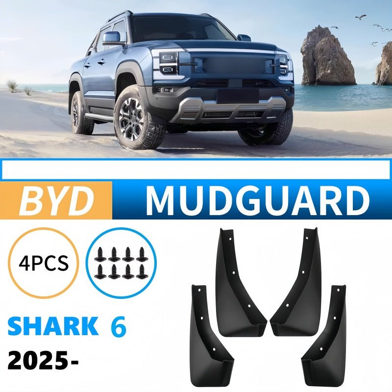 Mud Flaps for BYD Shark 6 (4 Pcs) - Nice BYD