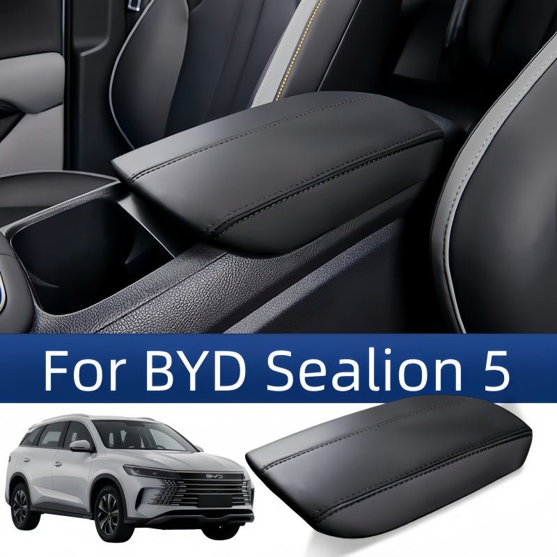 Nappa Leather Center Armrest Cover for BYD Sealion 5 DM - i - Nice BYD