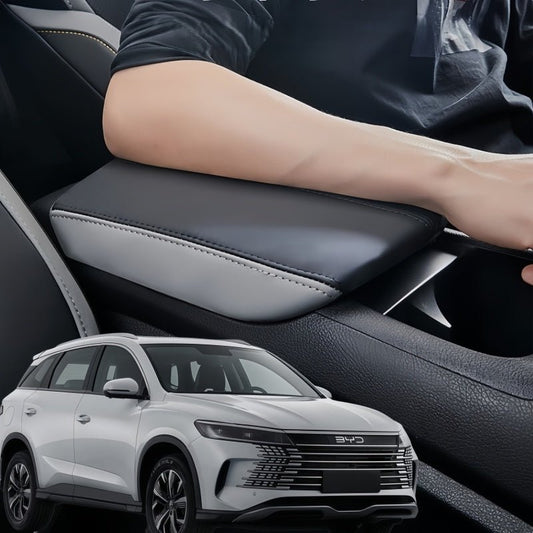 Nappa Leather Center Armrest Cover for BYD Sealion 5 DM - i - Nice BYD