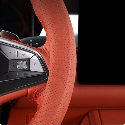 Nappa Leather Steering Wheel Cover for BYD Sealion 8 / ATTO 8 - Nice BYD