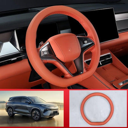 Nappa Leather Steering Wheel Cover for BYD Sealion 8 / ATTO 8 - Nice BYD