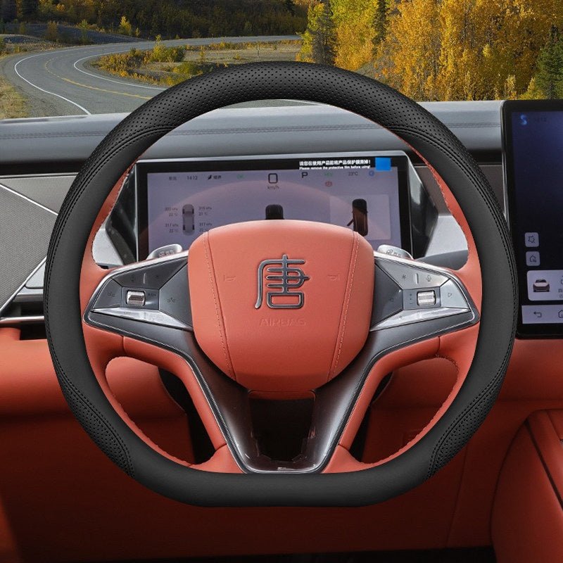 Nappa Leather Steering Wheel Cover for BYD Sealion 8 / ATTO 8 - Nice BYD