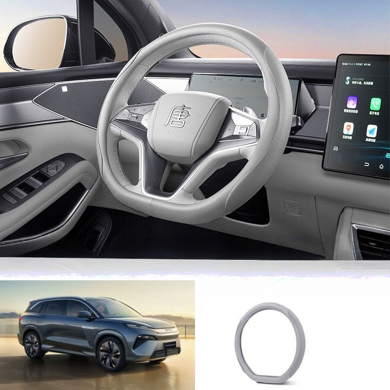 Nappa Leather Steering Wheel Cover for BYD Sealion 8 / ATTO 8 - Nice BYD
