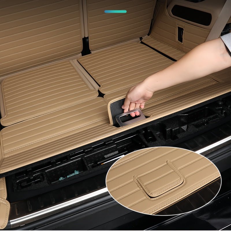 Nappa Leather Trunk Mat & Seat Back Pad for BYD Leopard 8 & Denza B8 - Nice BYD
