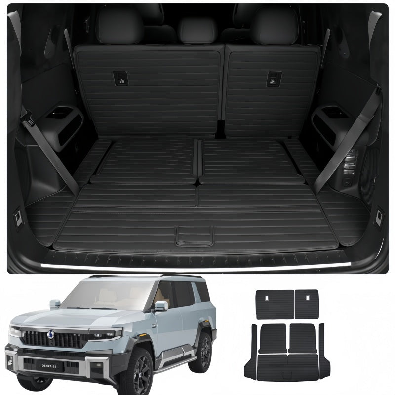 Nappa Leather Trunk Mat & Seat Back Pad for BYD Leopard 8 & Denza B8 - Nice BYD
