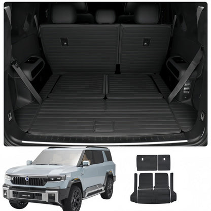 Nappa Leather Trunk Mat & Seat Back Pad for BYD Leopard 8 & Denza B8 - Nice BYD