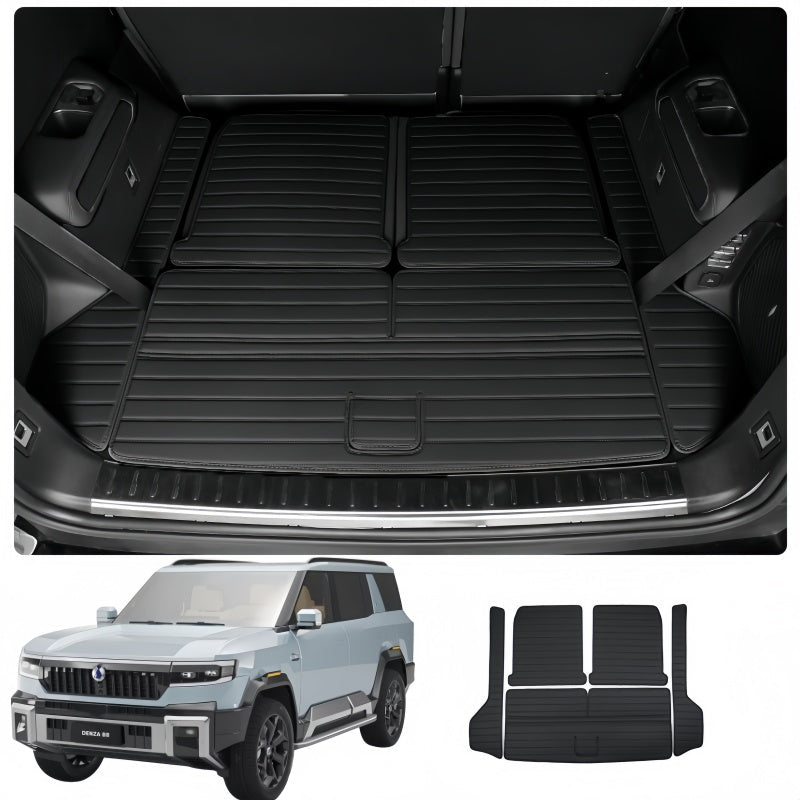 Nappa Leather Trunk Mat & Seat Back Pad for BYD Leopard 8 & Denza B8 - Nice BYD