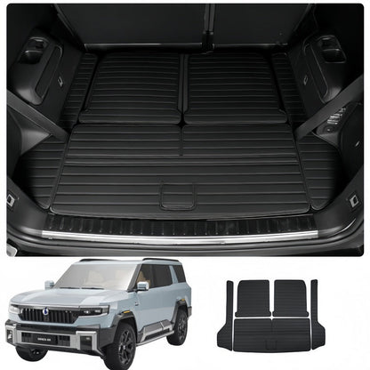 Nappa Leather Trunk Mat & Seat Back Pad for BYD Leopard 8 & Denza B8 - Nice BYD
