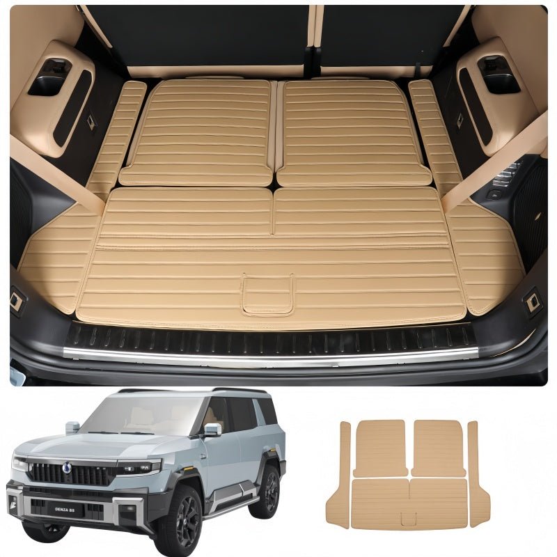 Nappa Leather Trunk Mat & Seat Back Pad for BYD Leopard 8 & Denza B8 - Nice BYD