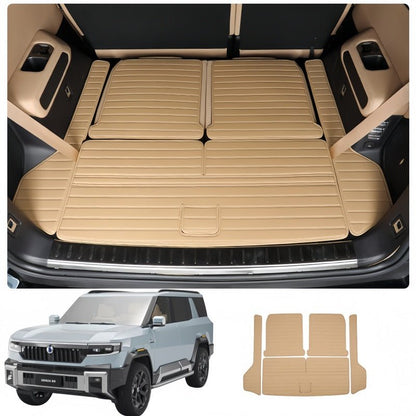 Nappa Leather Trunk Mat & Seat Back Pad for BYD Leopard 8 & Denza B8 - Nice BYD