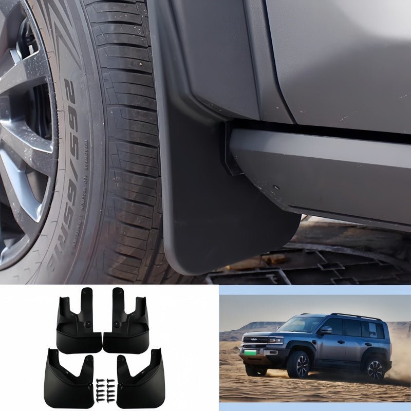No - Drill Mud Flaps Set for BYD Leopard 5 & Denza B5 - Nice BYD