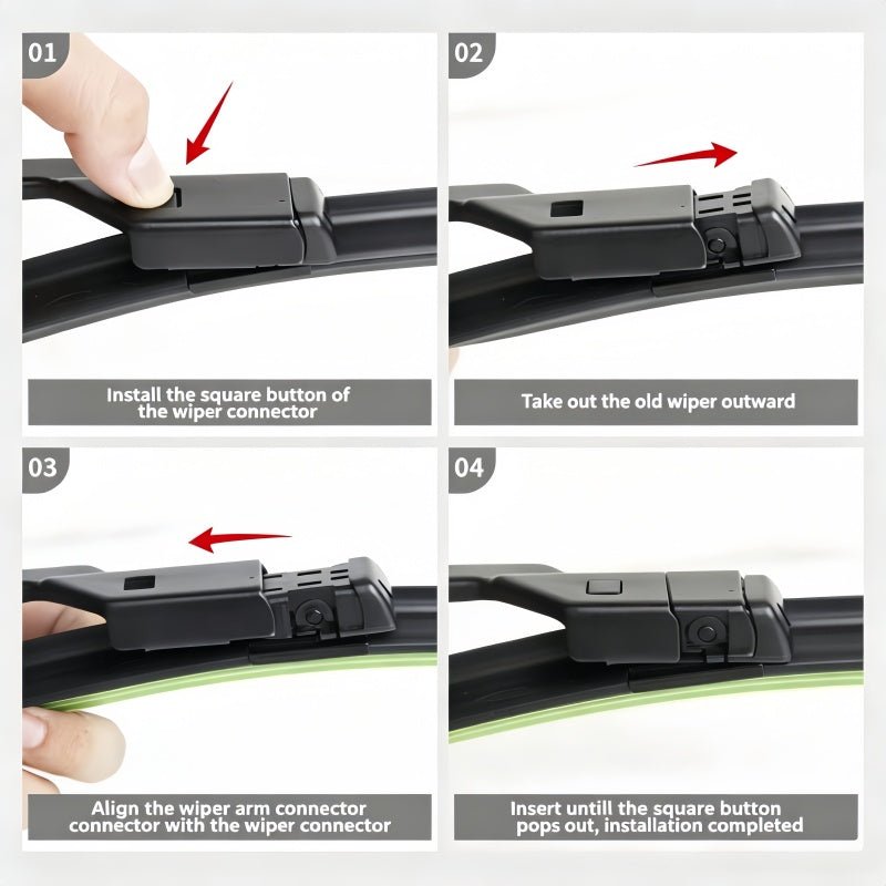 OEM Front & Rear Windshield Wiper Blade Refills for BYD & Denza - Nice BYD