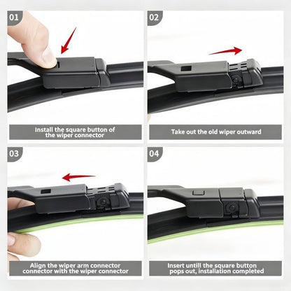 OEM Front & Rear Windshield Wiper Blade Refills for BYD & Denza - Nice BYD