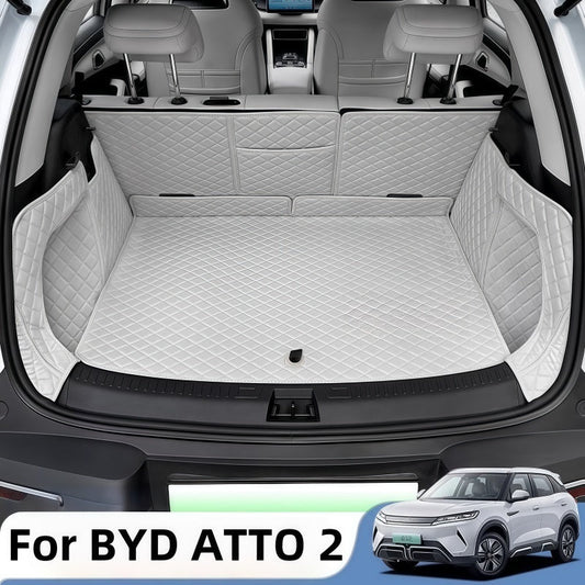 Premium Full - Cover Leather Trunk Mat for BYD Atto 2 - Nice BYD