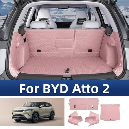 Premium Full - Cover Leather Trunk Mat for BYD Atto 2 - Nice BYD