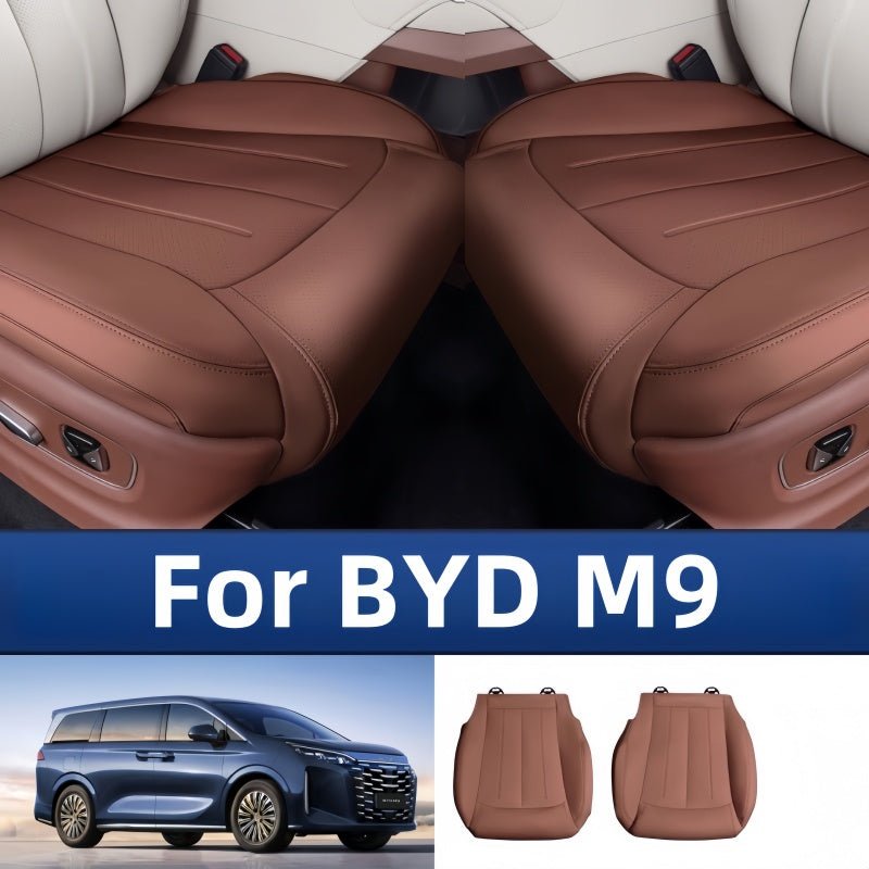 Premium Perforated Leather Seat Covers for BYD M9 - Nice BYD