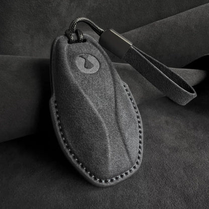 Premium Suede Key Case for Denza B5/B8 - Nice BYD