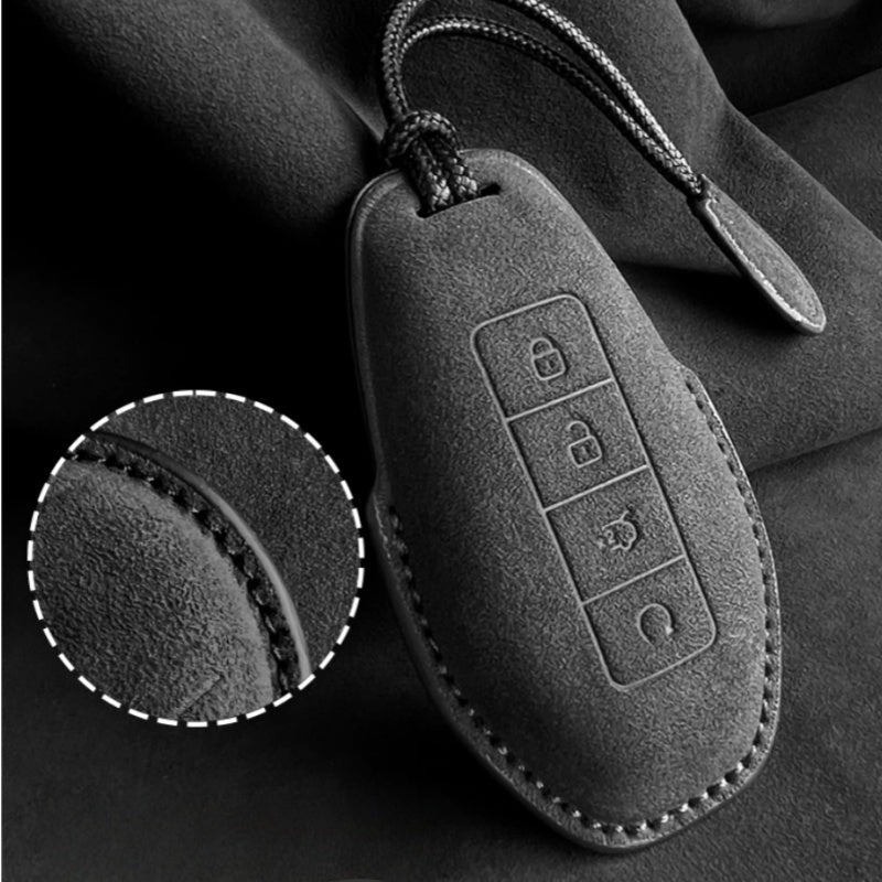 Premium Suede Key Case for Denza B5/B8 - Nice BYD