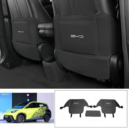 Seat Back Protector Mat for BYD Dolphin Surf/Seagull (3 Pcs) - Nice BYD