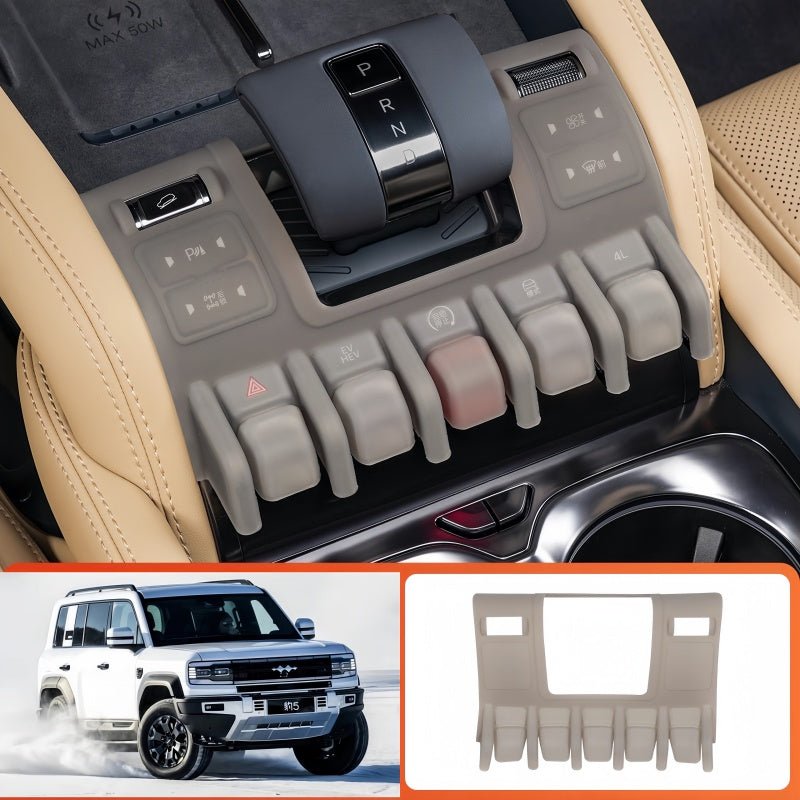 Silicone Gear Shift Panel Cover for BYD Leopard 5, Denza B5, Shark 6 - Nice BYD