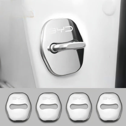 Stainless Steel Door Lock Covers for BYD (4 Pcs) - Nice BYD