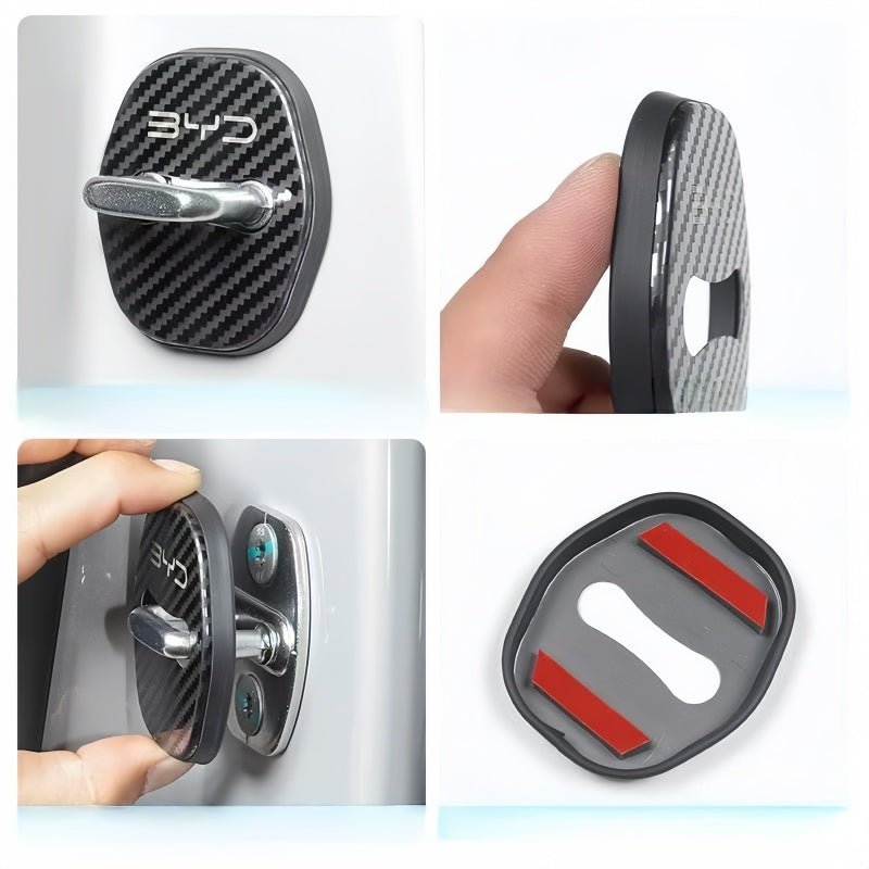 Stainless Steel Door Lock Covers for BYD (4 Pcs) - Nice BYD