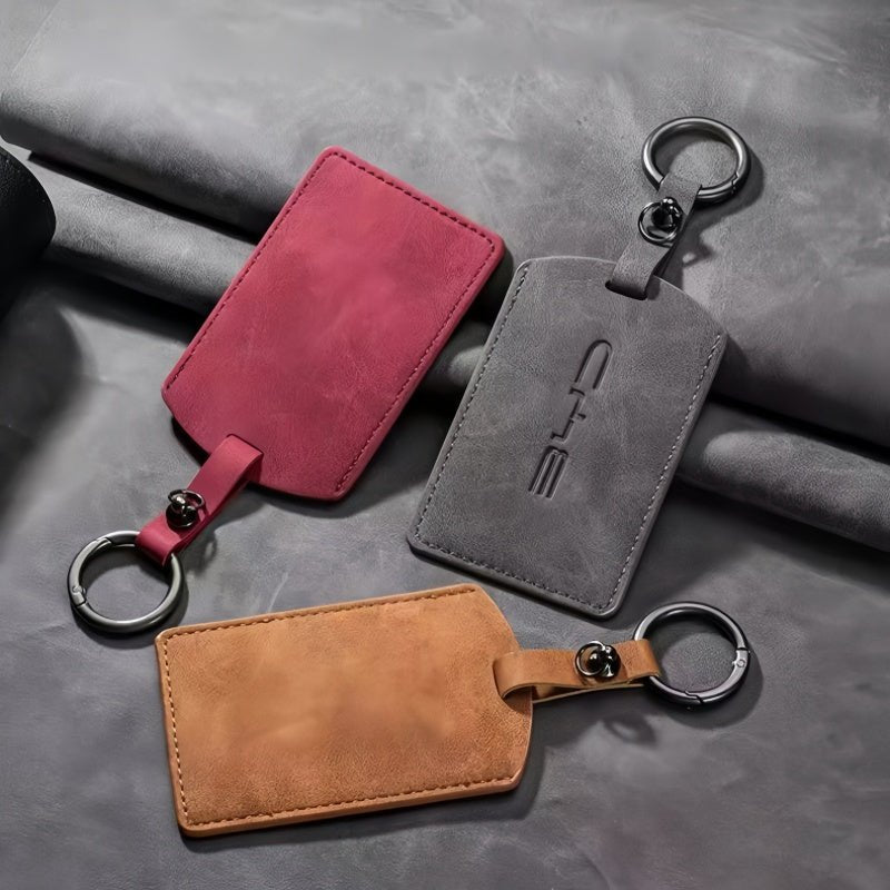 Suede NFC Card Key Cover Case for BYD EV Card Key - Nice BYD