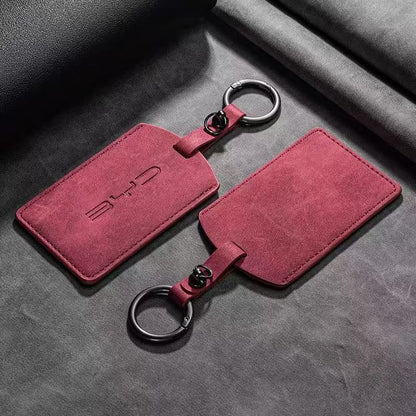 Suede NFC Card Key Cover Case for BYD EV Card Key - Nice BYD