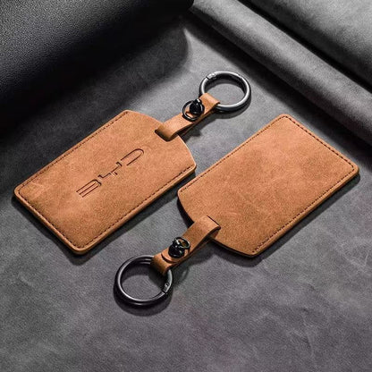 Suede NFC Card Key Cover Case for BYD EV Card Key - Nice BYD
