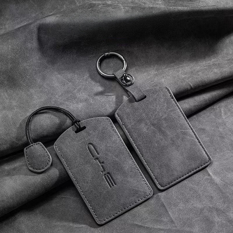 Suede NFC Card Key Cover Case for BYD EV Card Key - Nice BYD
