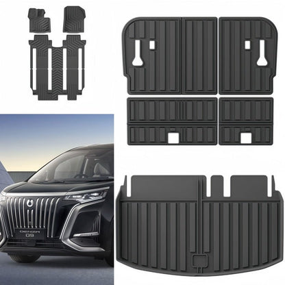 TPE Floor Mats & Trunk Mat for BYD Denza D9 - Nice BYD