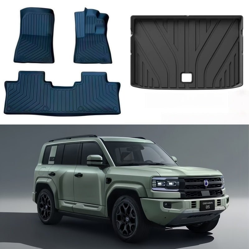 TPE Floor Mats & Trunk Mat for BYD FangChengBao Leopard 5 & Denza B5 - Nice BYD