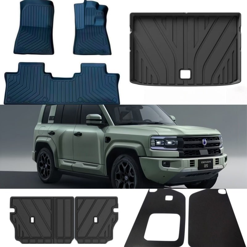 TPE Floor Mats & Trunk Mat for BYD FangChengBao Leopard 5 & Denza B5 - Nice BYD