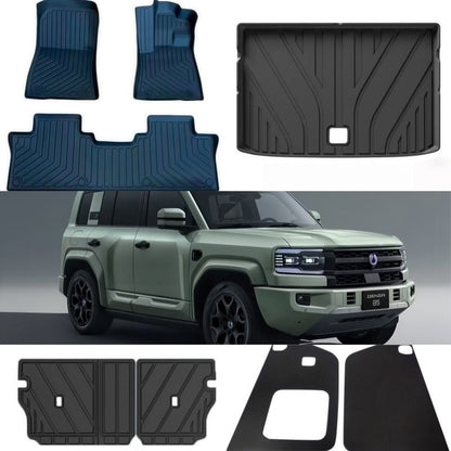 TPE Floor Mats & Trunk Mat for BYD FangChengBao Leopard 5 & Denza B5 - Nice BYD