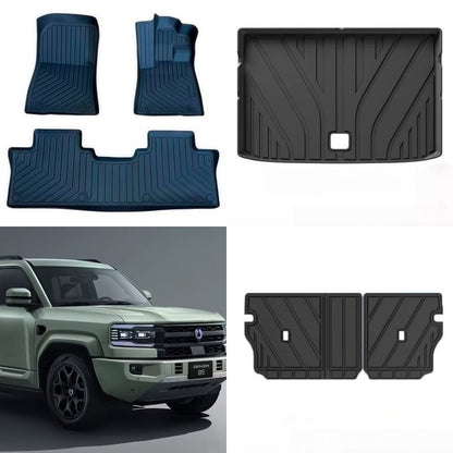 TPE Floor Mats & Trunk Mat for BYD FangChengBao Leopard 5 & Denza B5 - Nice BYD