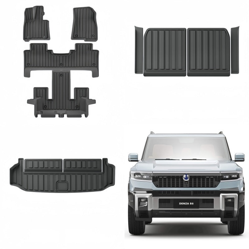 TPE Floor Mats & Trunk Mat for BYD Leopard 8 & Denza B8 - Nice BYD