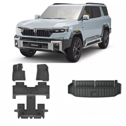 TPE Floor Mats & Trunk Mat for BYD Leopard 8 & Denza B8 - Nice BYD